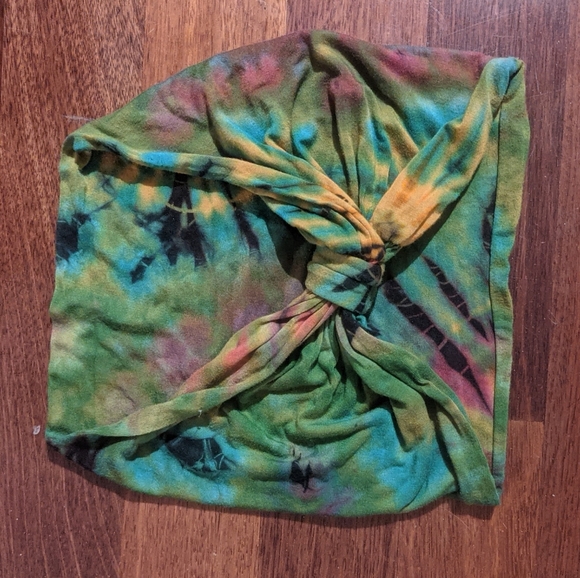 JPB Fred Segal knotted jersey tye dye top xs/s - Picture 8 of 8